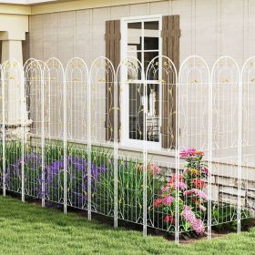 2 Pack 86.5 x 20 Inches Metal Garden Trellis for Climbing Plants (Color: White, select: 2 Pack 86.5 x 20 Inches)